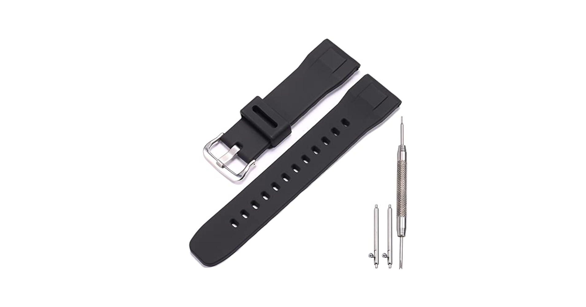 Amazon.com: MCXGL 24mm Quick Release Rubber Watch Strap
